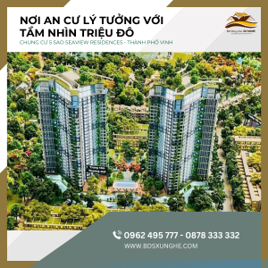 Chung cư 5 sao Seaview Residences - Thành phố Vinh: Nơi an cư lý tưởng với tầm nhìn triệu đô