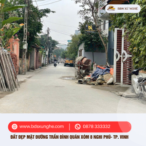 Cần bán lô đất đẹp vị trí đắc địa tại khối 7 Quán Bàu Vinh