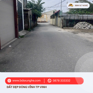 Cơ hội sở hữu đất đẹp Đông Vĩnh, TP Vinh: Vị trí lý tưởng, giá cực tốt