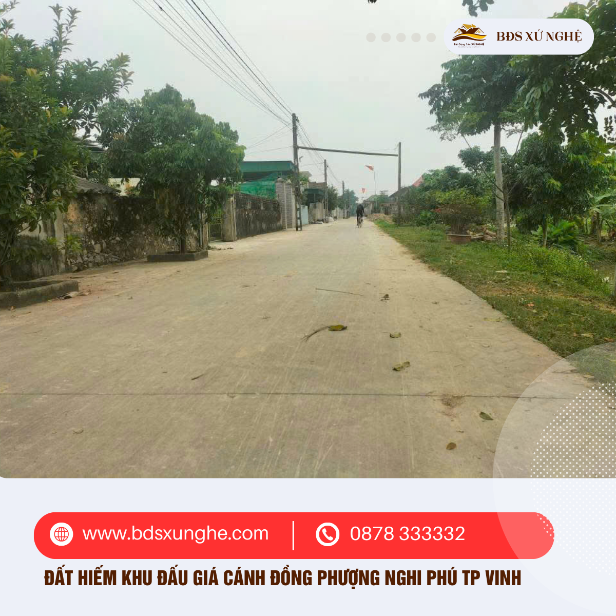 Đất vàng tại khu đấu giá Cánh đồng Phượng – Nghi Phú, TP Vinh: Vị trí đắc địa, giá trị tiềm năng
