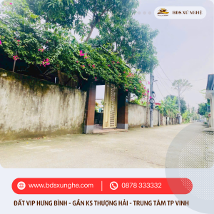 Bán Đất VIP Hưng Bình – Vị trí đắc địa tại TP Vinh