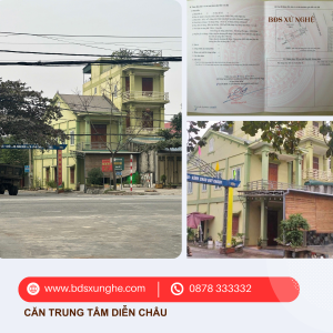 Bán căn nhà trung tâm Diễn Châu - Cơ hội đầu tư hoàn hảo