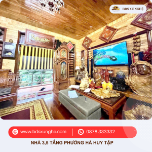 Nhà 3,5 tầng Hà Huy Tập mặt đường Trung Yên