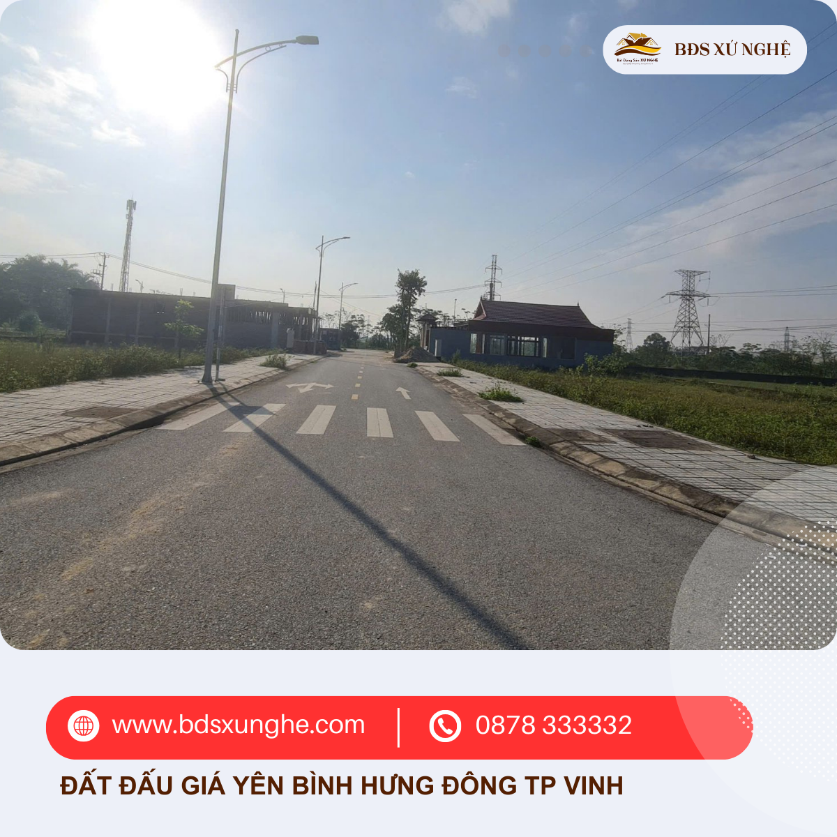Đất đấu giá Yên Bình, Hưng Đông, TP Vinh | Vị trí đẹp, 142,5m², đường 10m, giá 3 tỷ 2xx