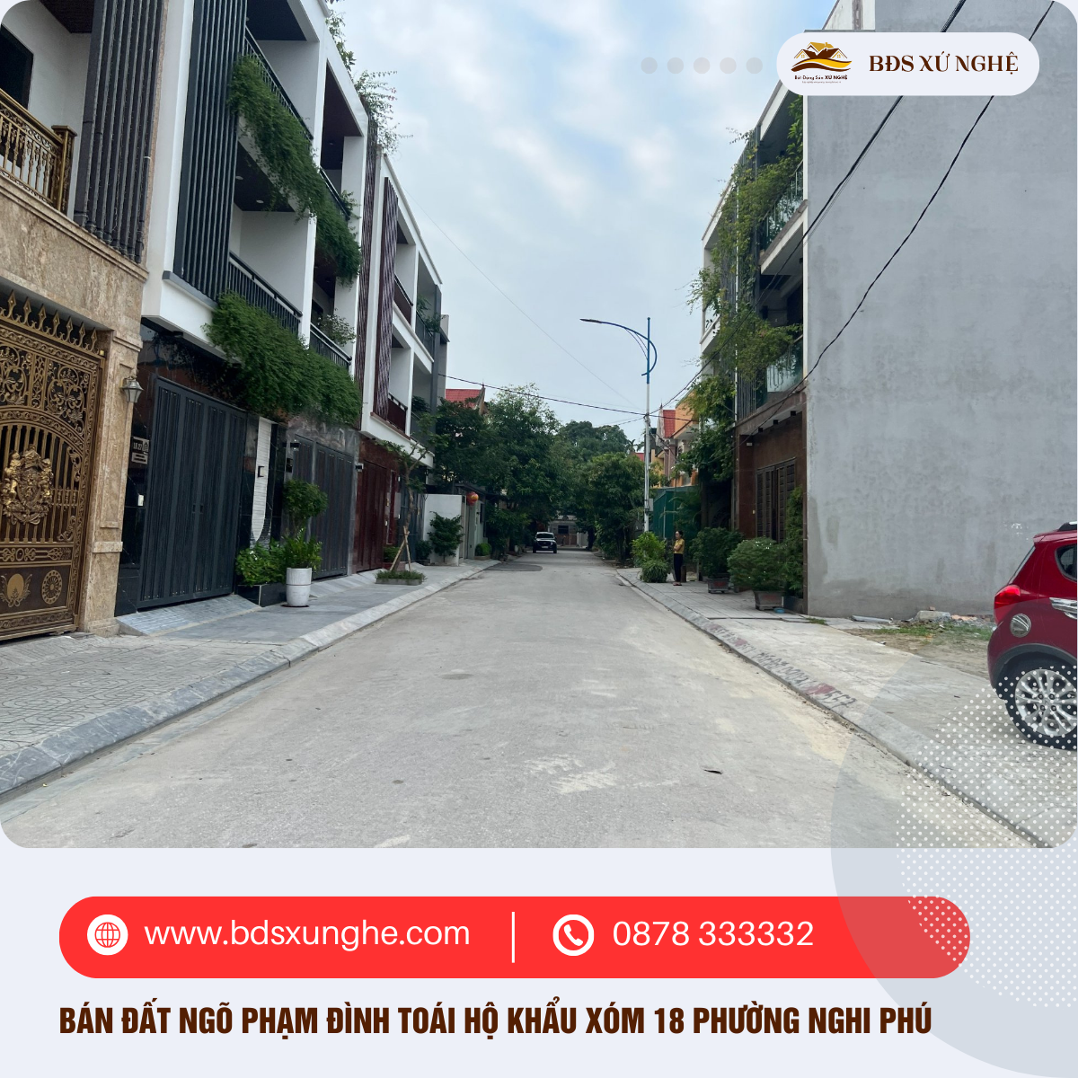 Bán Đất tại Ngõ Phạm Đình Toái, Phường Nghi Phú, TP. Vinh – Diện Tích 101m², Giá Cực Tốt Chỉ Từ 2,x Tỷ