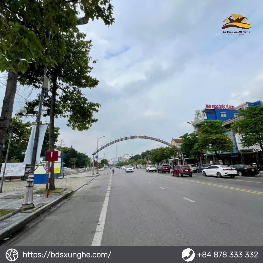 Lô Đất Siêu VIP Nghi Hương – Cửa Lò, 237,5m², Giá 5 Tỷ 860 Triệu, Gần Biển, Đường Kinh Doanh Sầm Uất