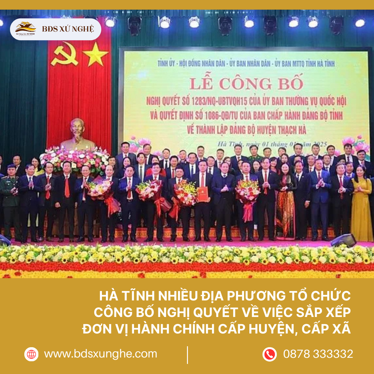 Ban Chấp hành Đảng bộ huyện Thạch Hà.
