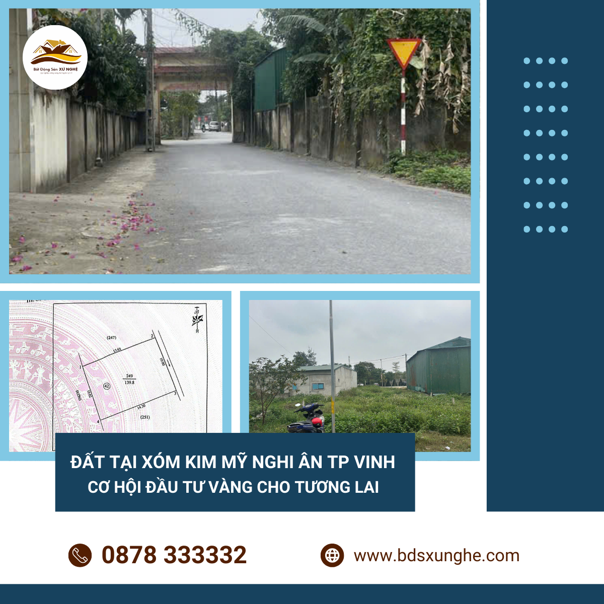 Đất Đẹp Kim Yên Nghi Liên TP Vinh - Tiềm Năng Vùng Đất Mới