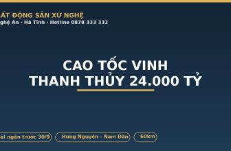 Bản đồ tuyến cao tốc Vinh Thanh Thủy đi qua Hưng Nguyên Nam Đàn Nghệ An 2026