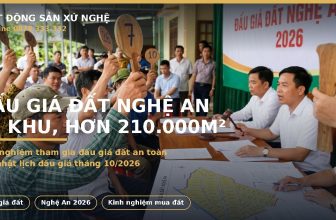 đấu giá đất Nghệ An 2026