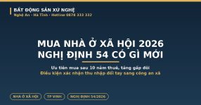 Mua nhà ở xã hội 2026 theo Nghị định 54, ưu tiên mua sau 10 năm thuê