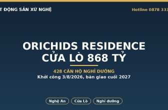 Orichids Residence Cửa Lò tổ hợp căn hộ nghỉ dưỡng 868 tỷ