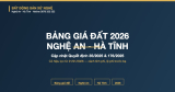 Bảng Giá Đất 2026 Nghệ An Hà Tĩnh: Cách Tính Thuế Và Phí Chuyển Nhượng