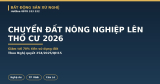 Chuyển Đất Nông Nghiệp Lên Thổ Cư 2026: Giảm Tới 70% Tiền Sử Dụng Đất