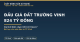 Đấu Giá Đất Trường Vinh 824 Tỷ: Vì Sao Giá Chạm 110 Triệu/m²