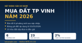 Mua đất TP Vinh 2026: 6 phường mới, bảng giá đất và 23 khu đấu giá cần nắm