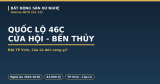 Quốc Lộ 46C Cửa Hội – Bến Thủy: Đất TP Vinh, Cửa Lò Đón Sóng Gì